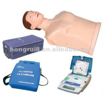 HR/AED99D+AED simulator and CPR manikin set